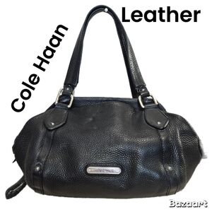 Cole Haan Black Leather Women's Hobo / Sachel  Bag